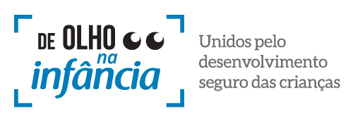 Logotipo De olho na infância - Unidos pelo desenvolvimento seguro das crianças
