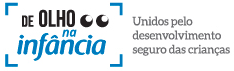 Logotipo De olho na infância - Unidos pelo desenvolvimento seguro das crianças